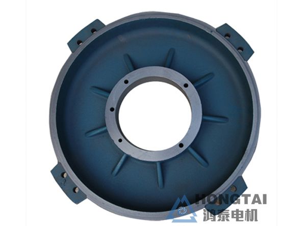 YE2-355M-4电机端盖-铸铁-卧式平式-前后端盖-驱动端盖